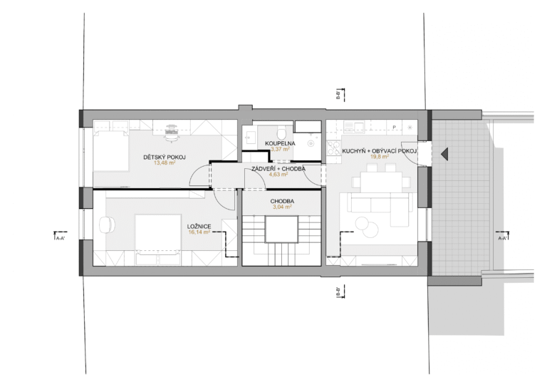 Půdorys 1.NP